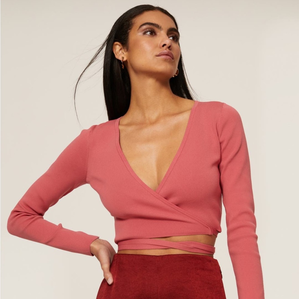 Peter Som Collective Wrap tie sweater